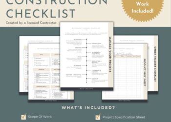 Bathroom Remodel Checklist, Bathroom Renovation Checklist, Scope of ...